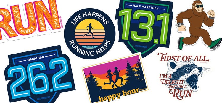 Stickers That Speak to the Runner’s Soul