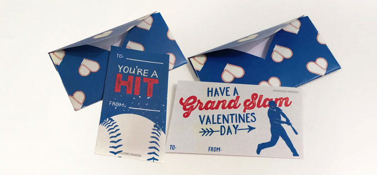 Free Printable Baseball Valentines