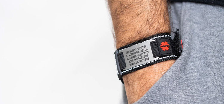 Emergency ID Bracelet For Athletes