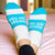Girls Lacrosse Motivational Socks