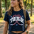 Hockey Girl Short Sleeve Crop Tees
