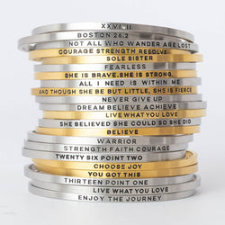 InspireME Cuff Bracelet - Enjoy the Journey