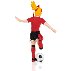 CTS - Soccer Player Resin Figure Ornament (Blonde Female)