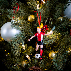 CTS - Soccer Player Resin Figure Ornament (Blonde Female)