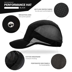 RunTechnology® Performance Hat - Black