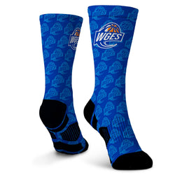 Custom Team Graphic Flex Mid-Calf Socks - Basketball