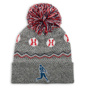 Baseball Knit Hat - Home Run