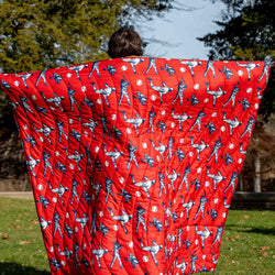Baseball Gameday Puffle Blanket - Batter Up Baseball