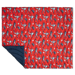Baseball Gameday Puffle Blanket - Batter Up Baseball