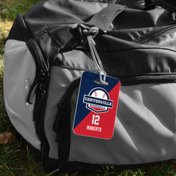 Custom Team Bag Tag - Baseball