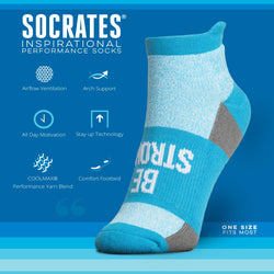 Socrates® Woven Performance Sock Set - Be Strong