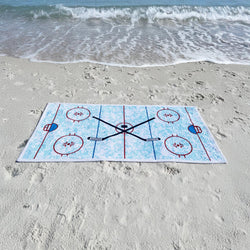 Hockey Premium Beach Towel - Hockey Rink