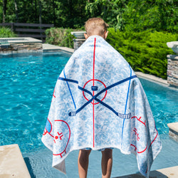 Hockey Premium Beach Towel - Hockey Rink