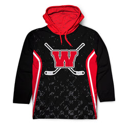 Custom Team Lightweight Long Sleeve ShieldDri Hoodie - Hockey