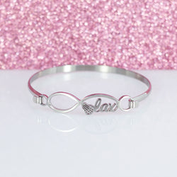 Lacrosse Infinity Stainless Steel Bracelet