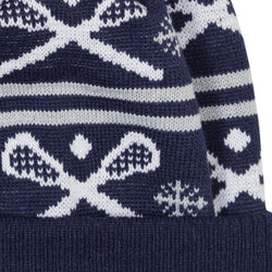 Lacrosse Knit Hat - Crossed Sticks