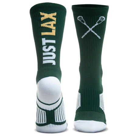 Guys Lacrosse Woven Mid-Calf Sock Set - My Goal is to Deny Yours