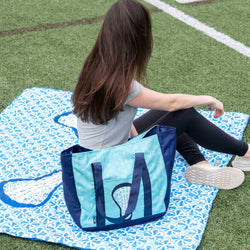 Girls Lacrosse Gameday Puffle Blanket - Love Lacrosse