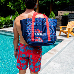 Lacrosse Tote Bag - Eat Sleep Lacrosse