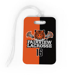 Custom Team Bag Tag - Guys Lacrosse