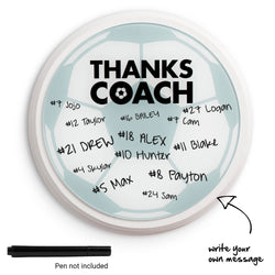 Soccer Wall Plaque - Thanks Coach