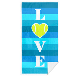 Tennis Premium Beach Towel - Tennis Love