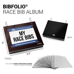 BibFOLIO® Race Bib Album - My Race Bibs