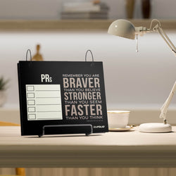 BibFOLIO® Race Bib Album - Braver Stronger Faster