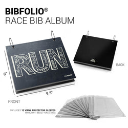 BibFOLIO® Race Bib Album - Inspire To Run