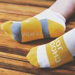 Socrates® Woven Performance Sock Choose Joy (Yellow)