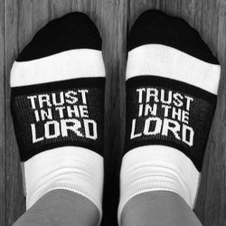 Socrates® Woven Performance Sock - Trust in the Lord