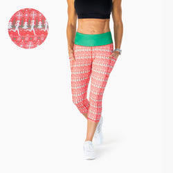 Running Performance Capris - Ugly Sweater