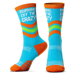 Socrates® Mid-Calf Socks - Burning Off The Crazy