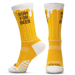 Socrates® Mid-Calf Socks - Run For Beer