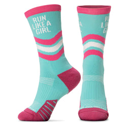 Socrates® Mid-Calf Socks - Run Like a Girl