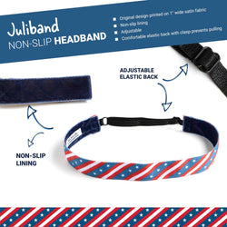 Athletic Juliband Non-Slip Headband - All American
