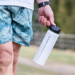 RunTechnology® Water Bottle - Courage Strength Resolve
