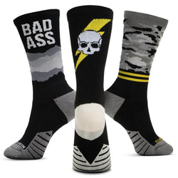 Socrates® Mid-Calf Performance Sock Set - Bad Ass