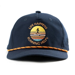 Running Rope Hat - Life Happens Running Helps