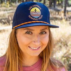 Running Rope Hat - Life Happens Running Helps