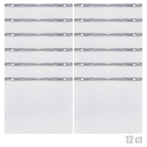 BibFOLIO Race Bib Vinyl Protector Sheets - 1 Pack (12/pack)