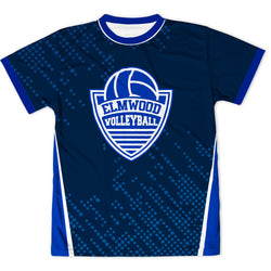 Custom Team Short Sleeve Velocitee T-Shirt - Volleyball