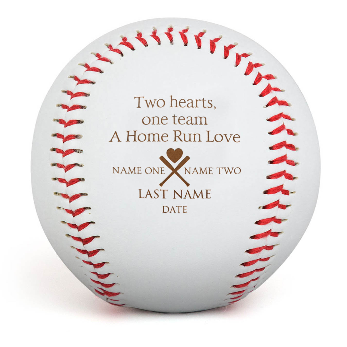 Engraved Baseball - Wedding Guest Gift - Personalization Image