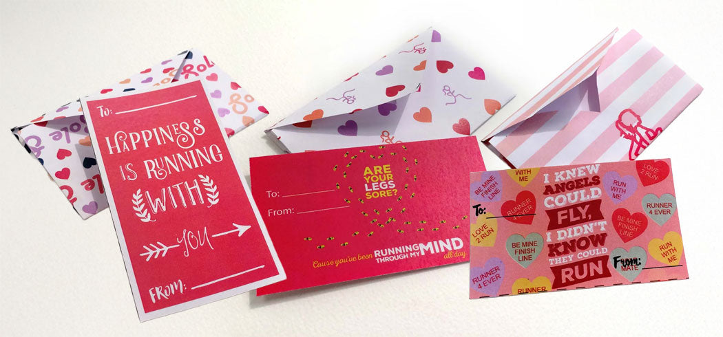 Free Printable Running Valentines