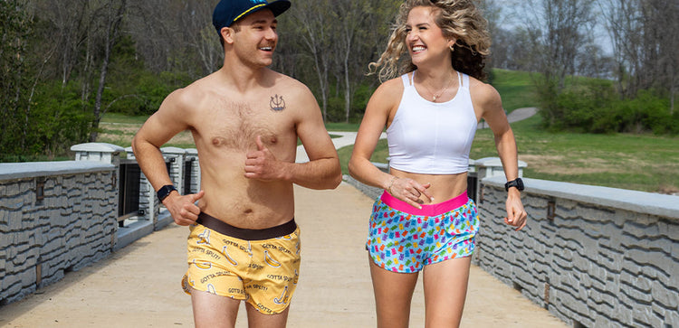 Run in Style: Meet Gone For A Run's Wildly Fun Streaker Shorts