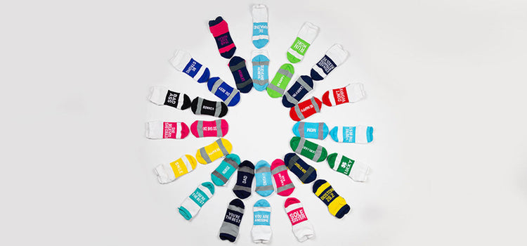 Step Into Greatness: Why Athletes Love the Socrates Inspirational Performance Socks from GoneForARun.com
