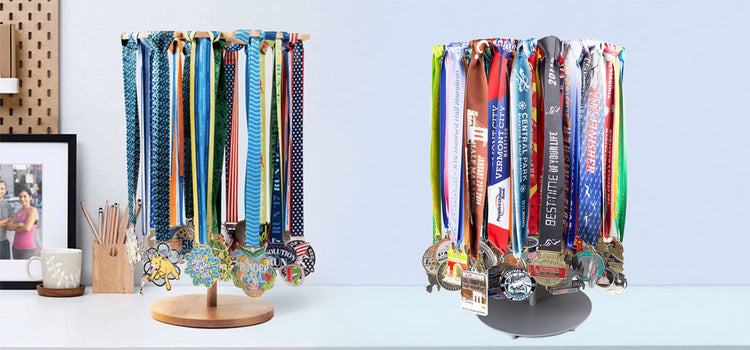 How Can You Display Race Medals Without Taking Up Wall Space? A Solution Runners Love.