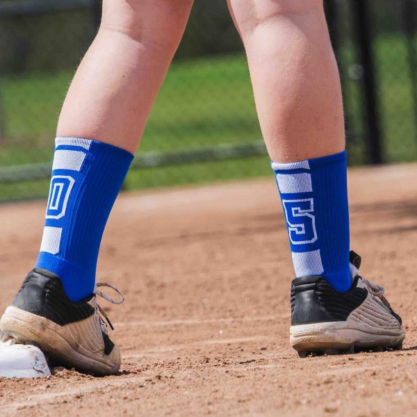 Baseball Team Number Socks