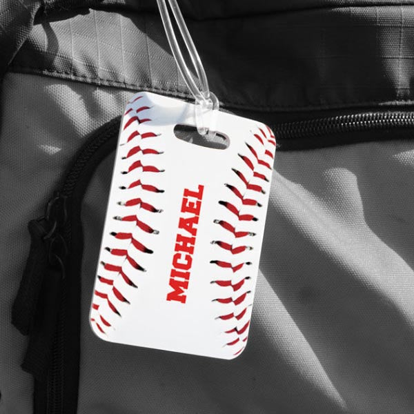 Bag Tags for Baseball Players