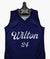 Girls Lacrosse Jersey Hanger Display